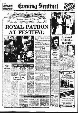 cover page of Staffordshire Sentinel published on May 8, 1986