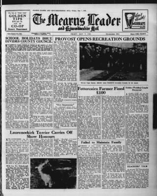cover page of Mearns Leader published on May 7, 1948
