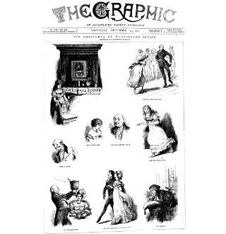 cover page of Graphic published on December 25, 1875