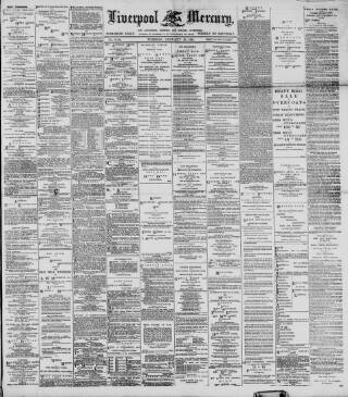 cover page of Liverpool Mercury published on January 26, 1892