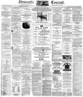 cover page of Newcastle Courant published on January 26, 1883