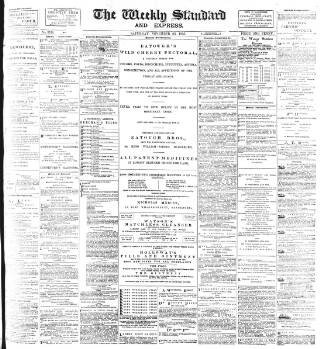 cover page of Blackburn Standard published on November 23, 1895