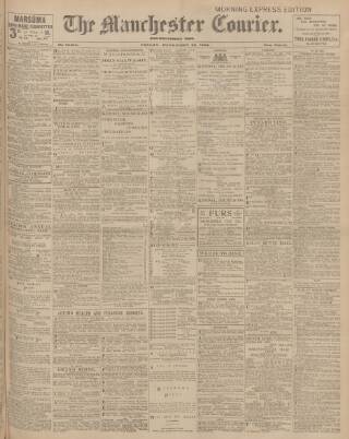 cover page of Manchester Courier published on November 23, 1906