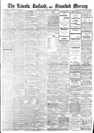 cover page of Stamford Mercury published on November 23, 1906