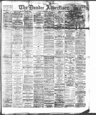 cover page of Dundee Advertiser published on November 23, 1891