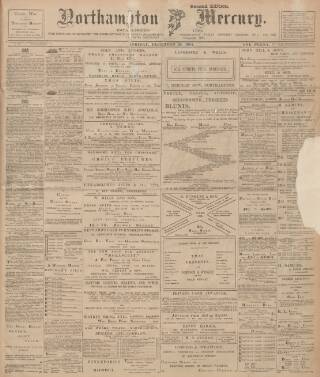 cover page of Northampton Mercury published on December 25, 1903