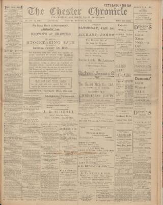 cover page of Chester Chronicle published on December 25, 1915