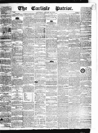 cover page of Carlisle Patriot published on January 26, 1850