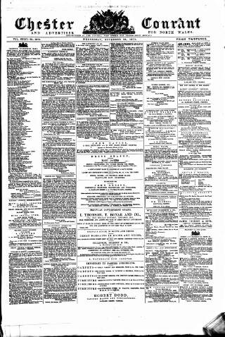 cover page of Chester Courant published on November 23, 1870