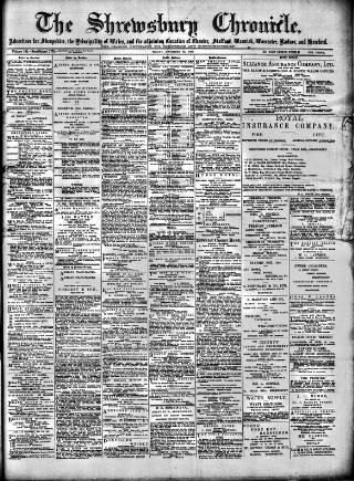 cover page of Shrewsbury Chronicle published on December 25, 1903