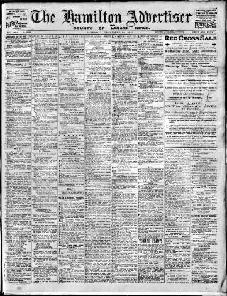 cover page of Hamilton Advertiser published on December 25, 1915