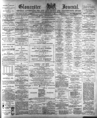 cover page of Gloucester Journal published on November 23, 1889