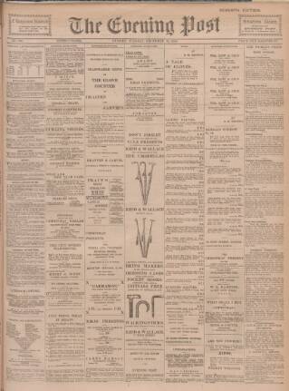 cover page of Dundee Evening Post published on December 25, 1900