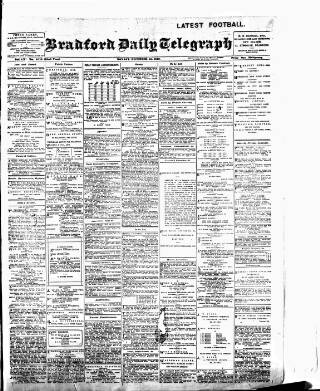 cover page of Bradford Daily Telegraph published on December 25, 1899