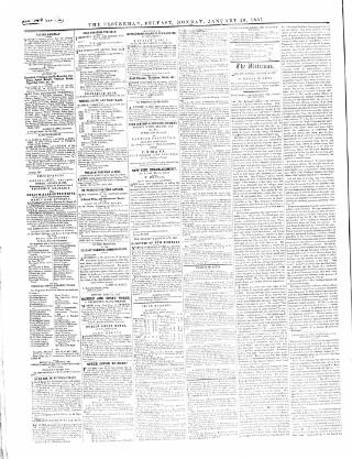 cover page of The Ulsterman published on January 26, 1857