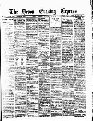 cover page of Express and Echo published on January 26, 1900