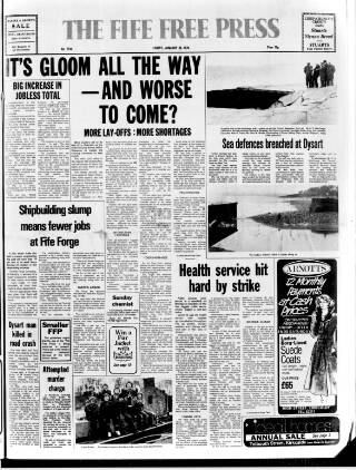 cover page of Fife Free Press published on January 26, 1979