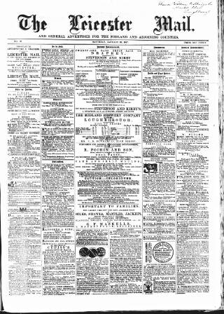 cover page of Leicester Mail published on January 26, 1867