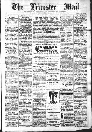 cover page of Leicester Mail published on December 25, 1869