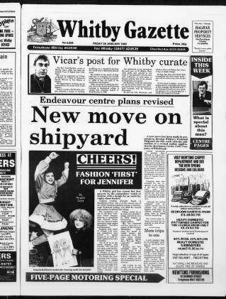 cover page of Whitby Gazette published on January 26, 1990