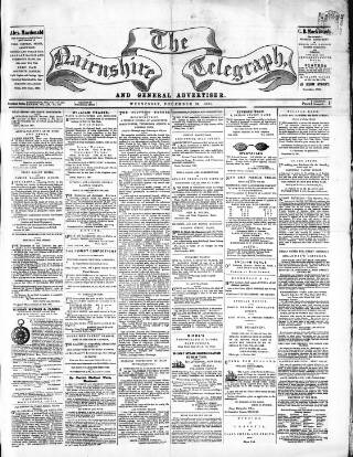 cover page of Nairnshire Telegraph and General Advertiser for the Northern Counties published on December 25, 1861