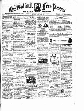 cover page of Walsall Free Press and General Advertiser published on January 26, 1861