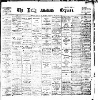 cover page of Dublin Daily Express published on December 25, 1899