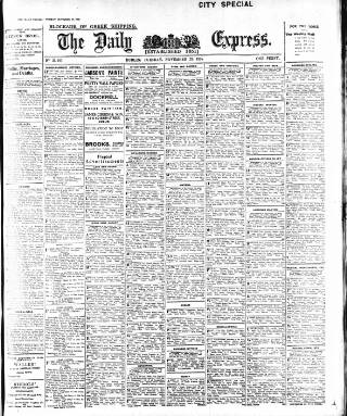 cover page of Dublin Daily Express published on November 23, 1915