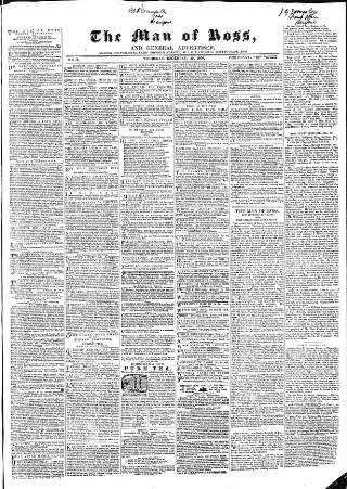 cover page of Man of Ross and General Advertiser published on December 25, 1856