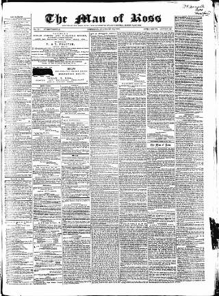 cover page of Man of Ross and General Advertiser published on November 23, 1865