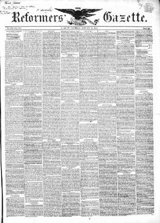 cover page of Glasgow Gazette published on January 26, 1850