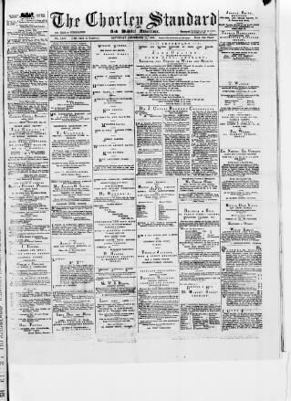 cover page of Chorley Standard and District Advertiser published on December 11, 1886