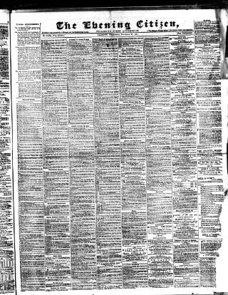 cover page of Glasgow Evening Citizen published on November 23, 1881