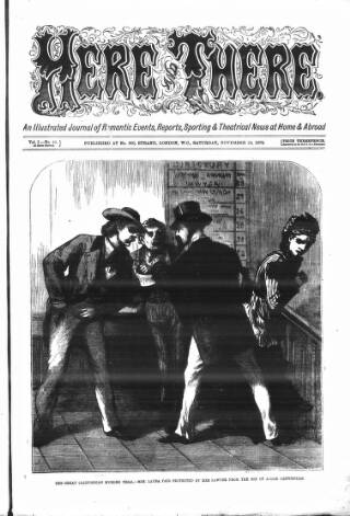 cover page of The Days' Doings published on November 23, 1872