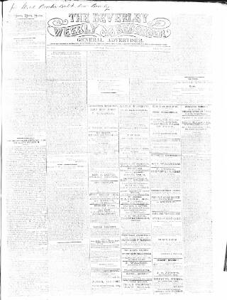 cover page of Beverley and East Riding Recorder published on January 26, 1856