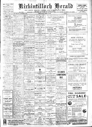 cover page of Kirkintilloch Herald published on January 26, 1949