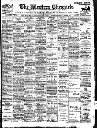 cover page of Western Chronicle published on January 26, 1900