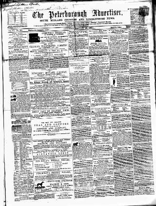 cover page of Peterborough Advertiser published on January 26, 1861