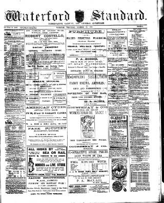 cover page of Waterford Standard published on December 25, 1895