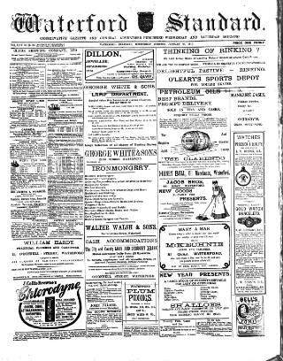 cover page of Waterford Standard published on January 26, 1910