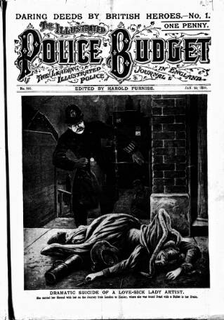 cover page of Illustrated Police Budget published on January 28, 1899