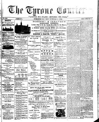 cover page of Tyrone Courier published on November 23, 1895