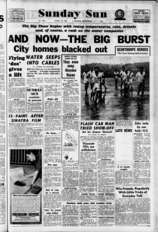 cover page of Sunday Sun (Newcastle) published on January 26, 1958