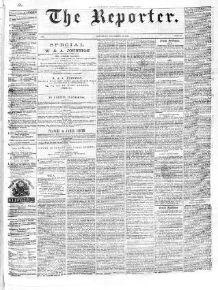 cover page of The Reporter (Stirling) published on December 24, 1881