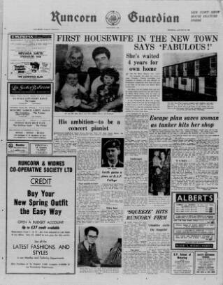 cover page of Runcorn Guardian published on January 26, 1967