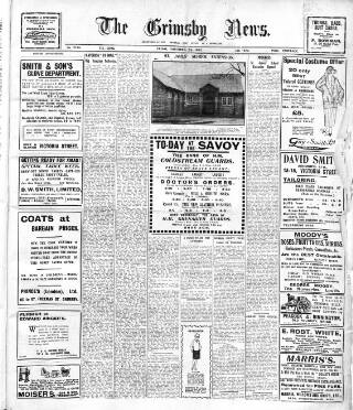 cover page of Grimsby News published on November 23, 1923