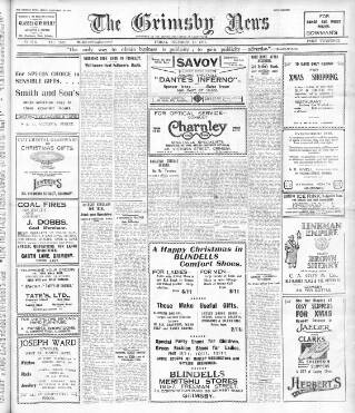 cover page of Grimsby News published on December 13, 1935