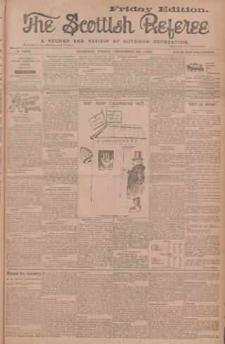 cover page of Scottish Referee published on December 25, 1903