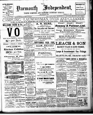 cover page of Yarmouth Independent published on December 25, 1909