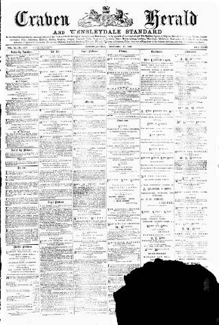 cover page of Craven Herald published on December 17, 1897